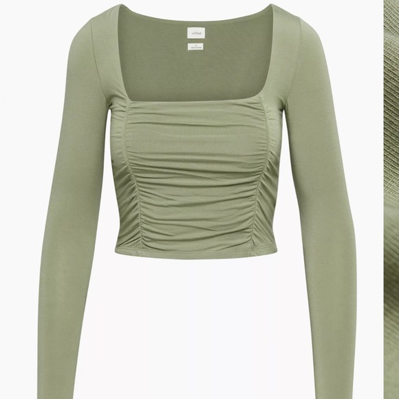 Aritzia Wilfred Lydia Top, Medium, Cream colored - Picture 3 of 3